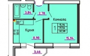 Продам квартиру в новостройке однокомнатную в кирпичном доме по адресу проспект Победы 1 Очередь недвижимость Северодвинск