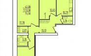 Продам квартиру в новостройке трехкомнатную в кирпичном доме по адресу проспект Беломорский 33 недвижимость Северодвинск