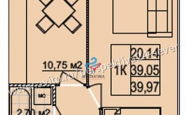 Продам квартиру в новостройке однокомнатную в кирпичном доме по адресу Пионерская 14 Б недвижимость Северодвинск