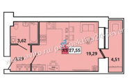 Продам квартиру в новостройке квартиру студию в кирпичном доме по адресу Индустриальная 11 недвижимость Северодвинск