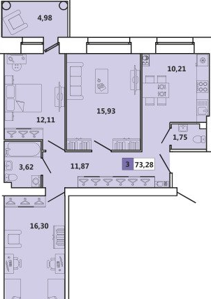 Продам квартиру в новостройке трехкомнатную в кирпичном доме по адресу Индустриальная 11 недвижимость Северодвинск