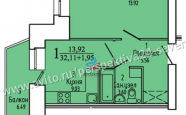 Продам квартиру в новостройке однокомнатную в кирпичном доме по адресу проспект Победы 4 недвижимость Северодвинск