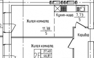 Продам квартиру в новостройке двухкомнатную в кирпичном доме по адресу проспект Победы 1 этап 1 очередь недвижимость Северодвинск
