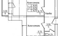 Продам квартиру в новостройке двухкомнатную в кирпичном доме по адресу проспект Победы 1 этап 1 очередь недвижимость Северодвинск