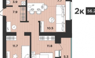 Продам квартиру в новостройке двухкомнатную в монолитном доме по адресу Малая Кудьма недвижимость Северодвинск