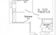 Продам квартиру в новостройке двухкомнатную в кирпичном доме по адресу проспект Победы стр15 недвижимость Северодвинск