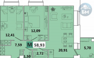 Продам квартиру в новостройке двухкомнатную в кирпичном доме по адресу проспект Победы юбилейная стр1 недвижимость Северодвинск