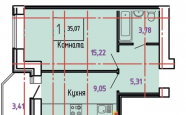 Продам квартиру однокомнатную в кирпичном доме проспект Победы 2 очередь недвижимость Северодвинск